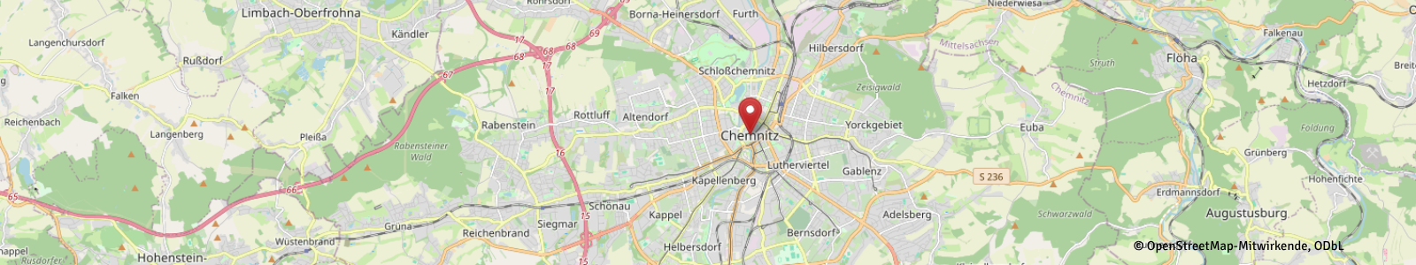 Screenshot Kartenausschnitt Chemnitz