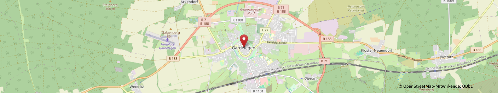 Screenshot Kartenausschnitt Gardelegen