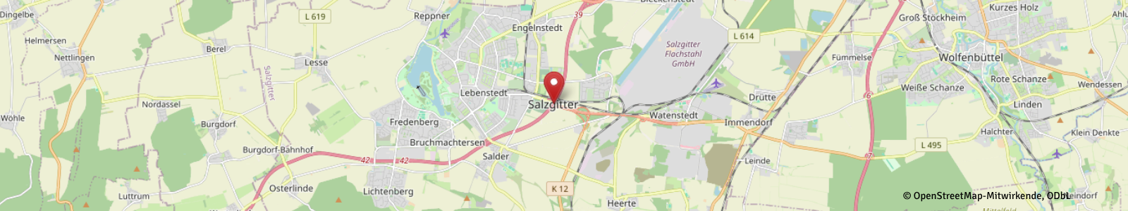Screenshot Kartenausschnitt Salzgitter