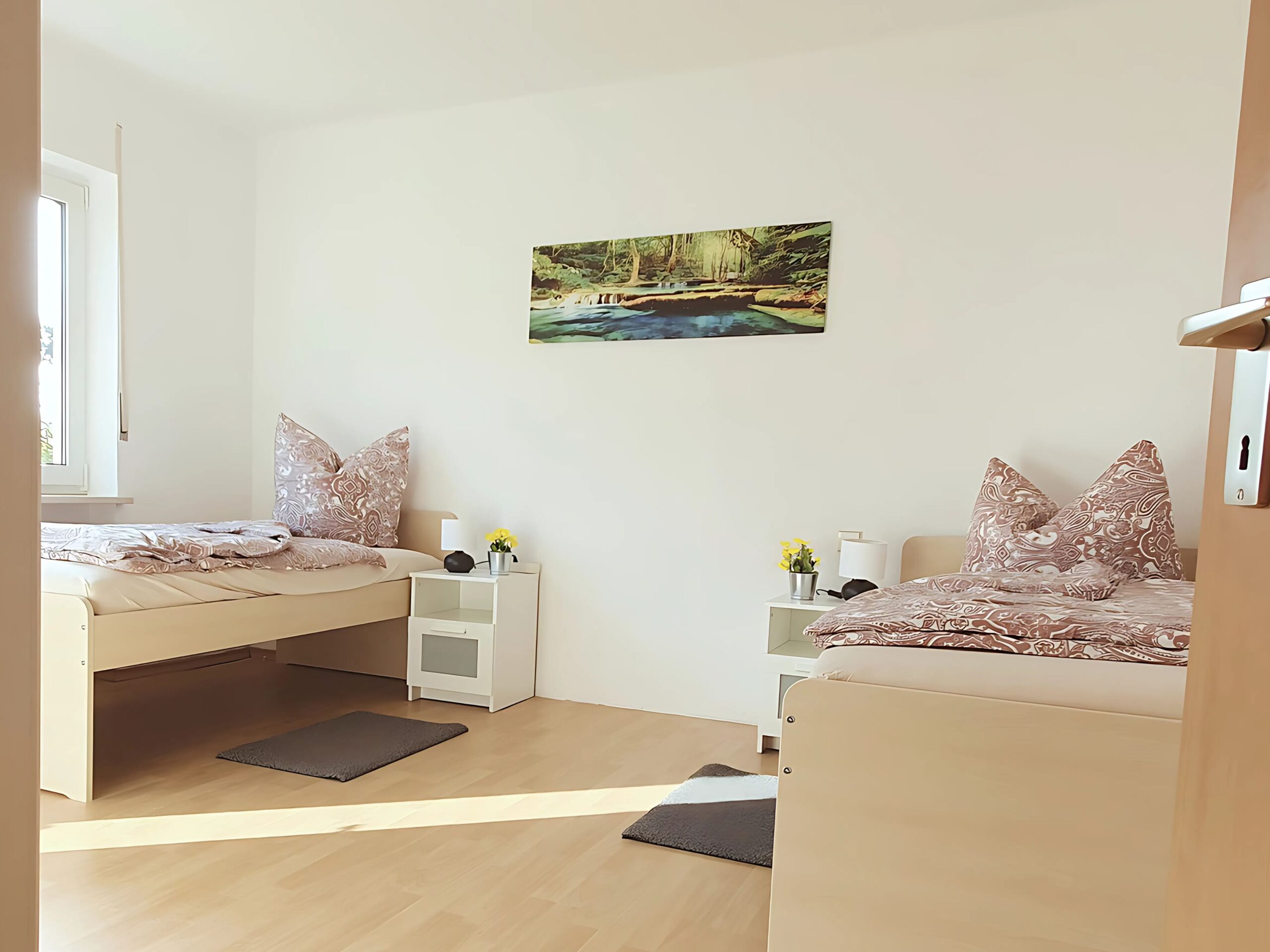 Monteurzimmer Augsburg Schlafraum