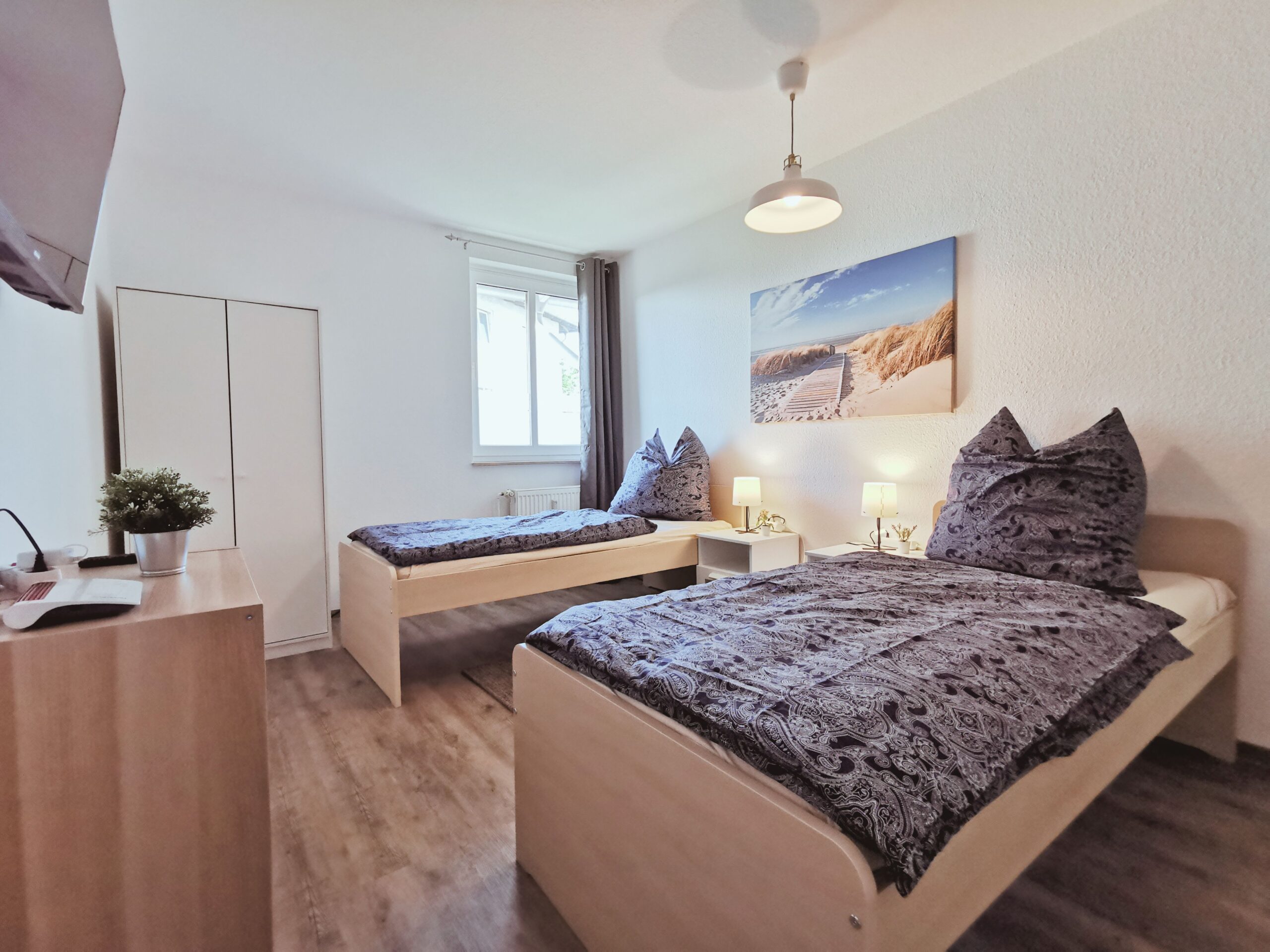 Monteurzimmer Bielefeld Schlafraum