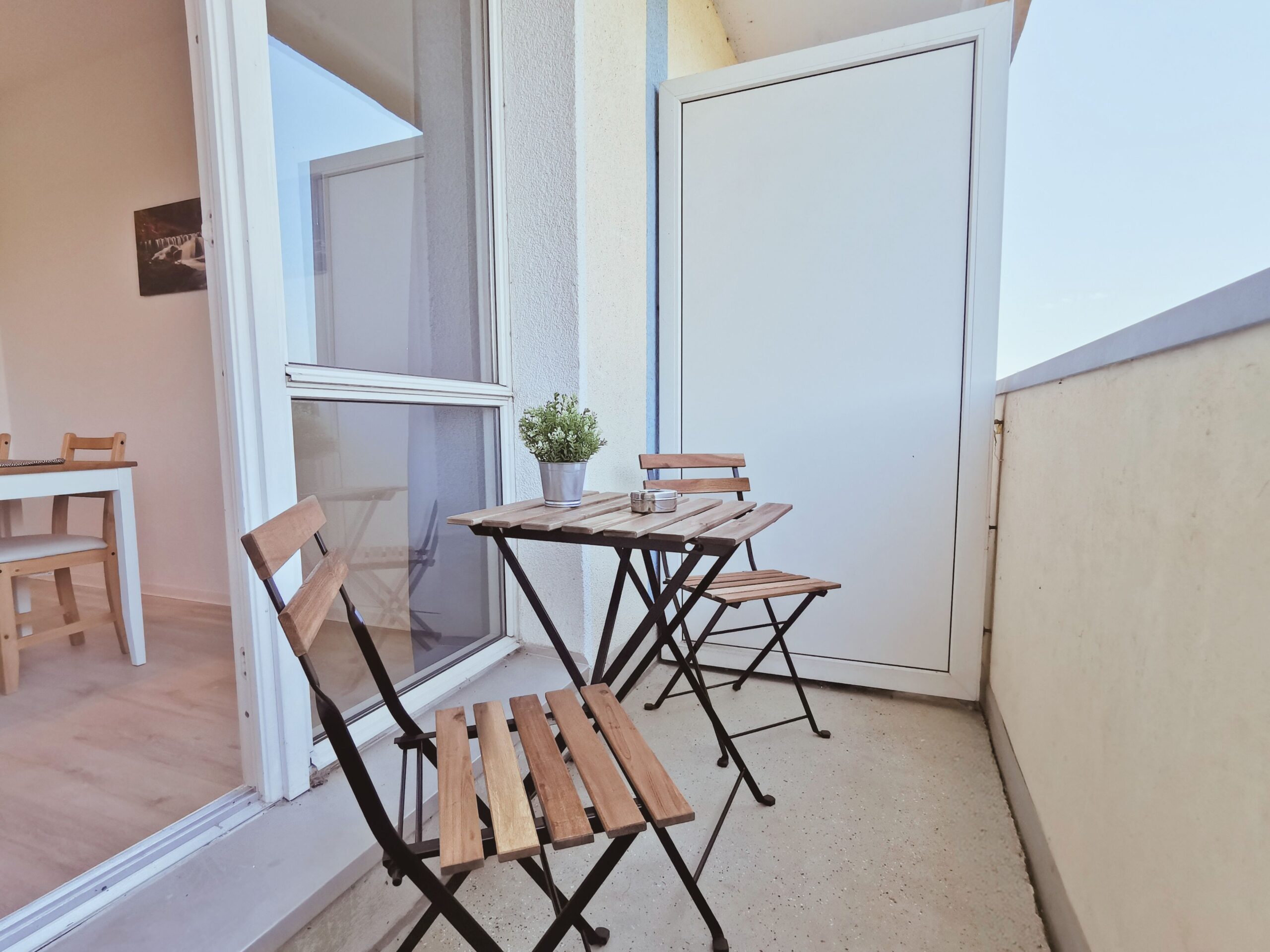 Monteurzimmer Dessau-Roßlau Balkon