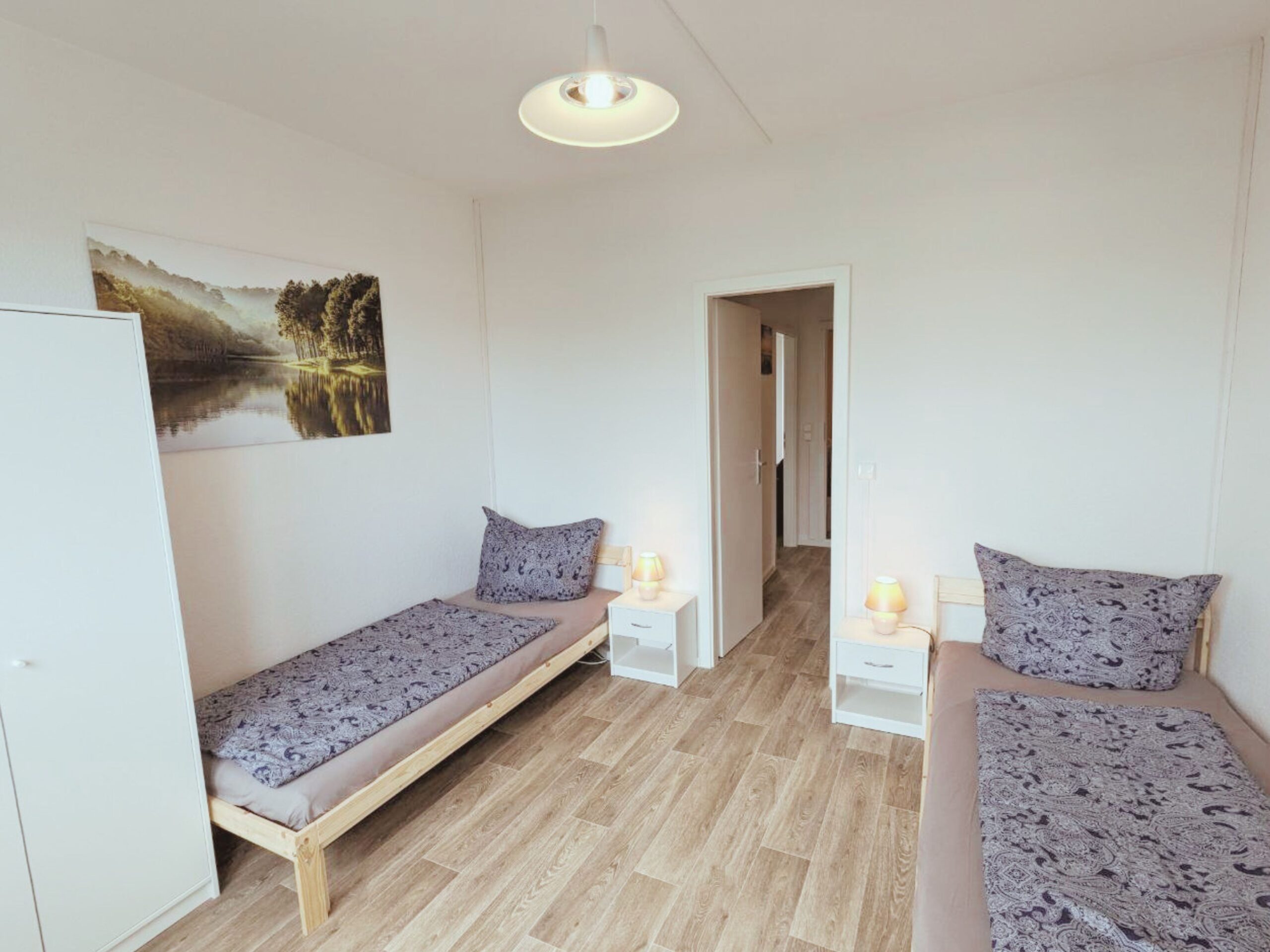 Monteurzimmer Dresden Schlafraum