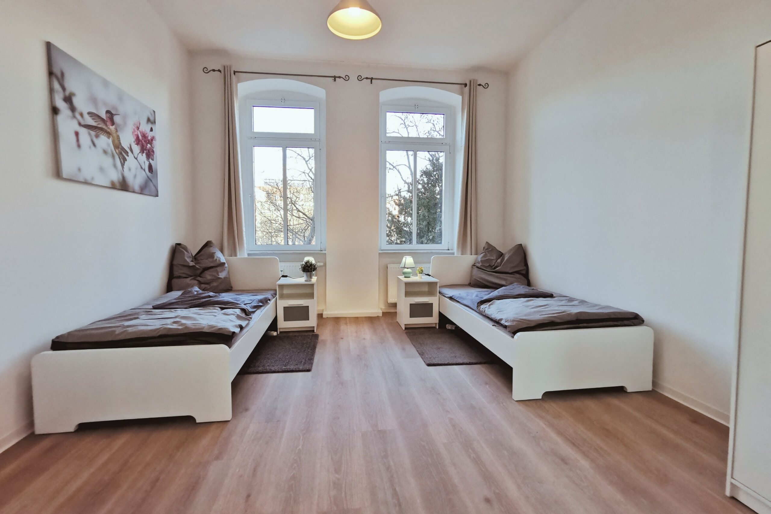 Monteurzimmer Erfurt Schlafraum