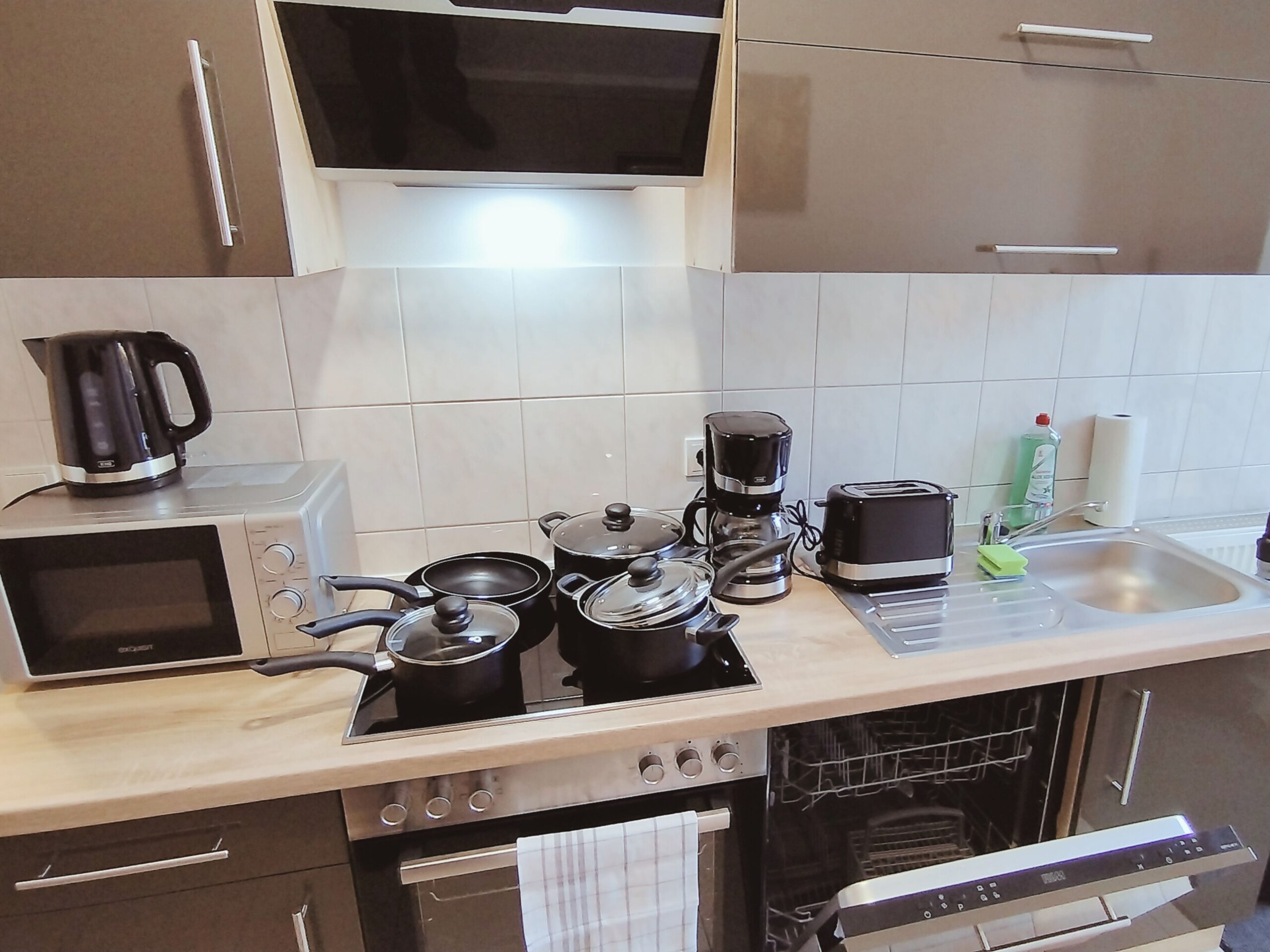 Monteurzimmer Freiberg Küche