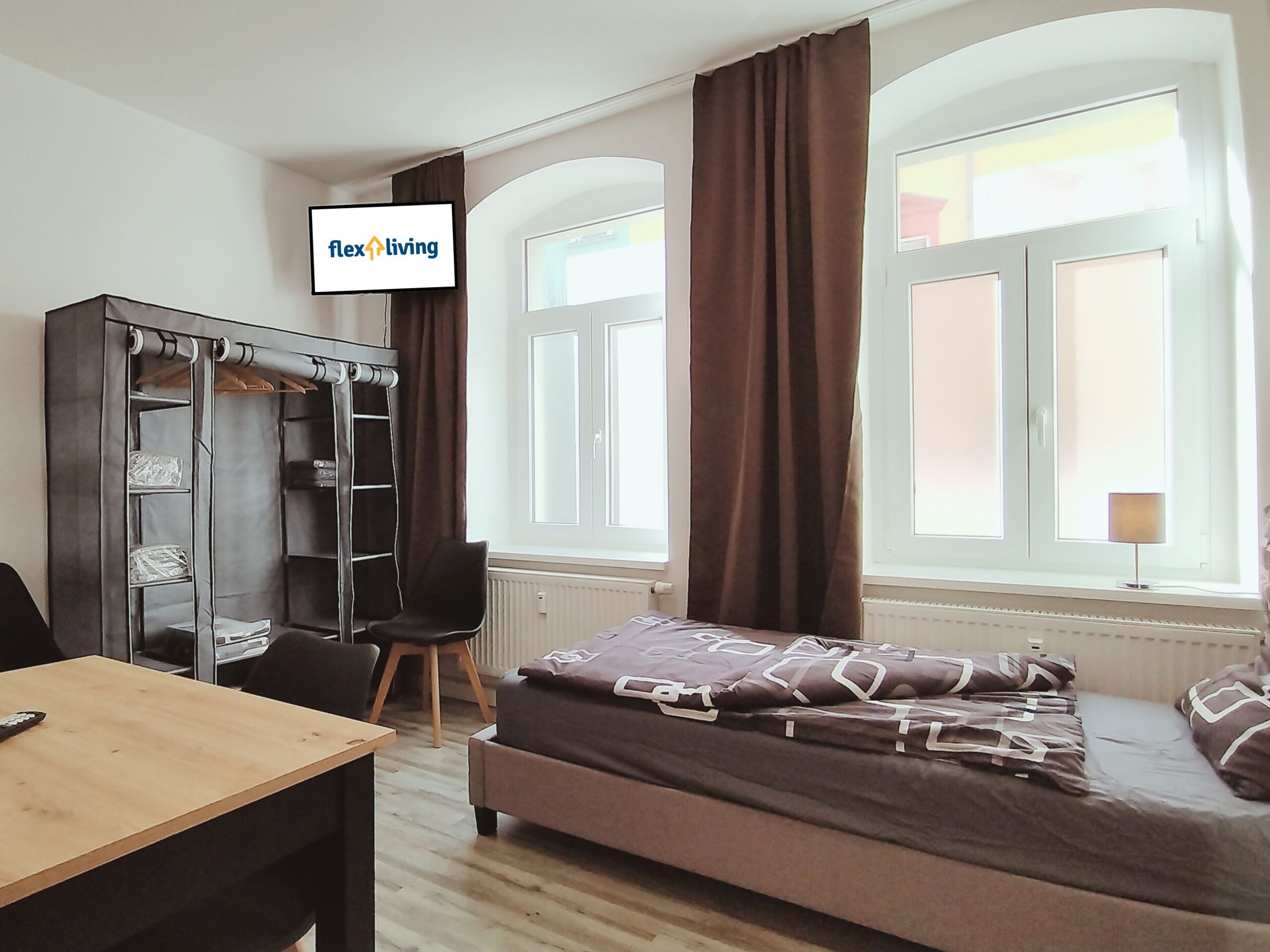 Monteurzimmer Freiberg Schlafraum