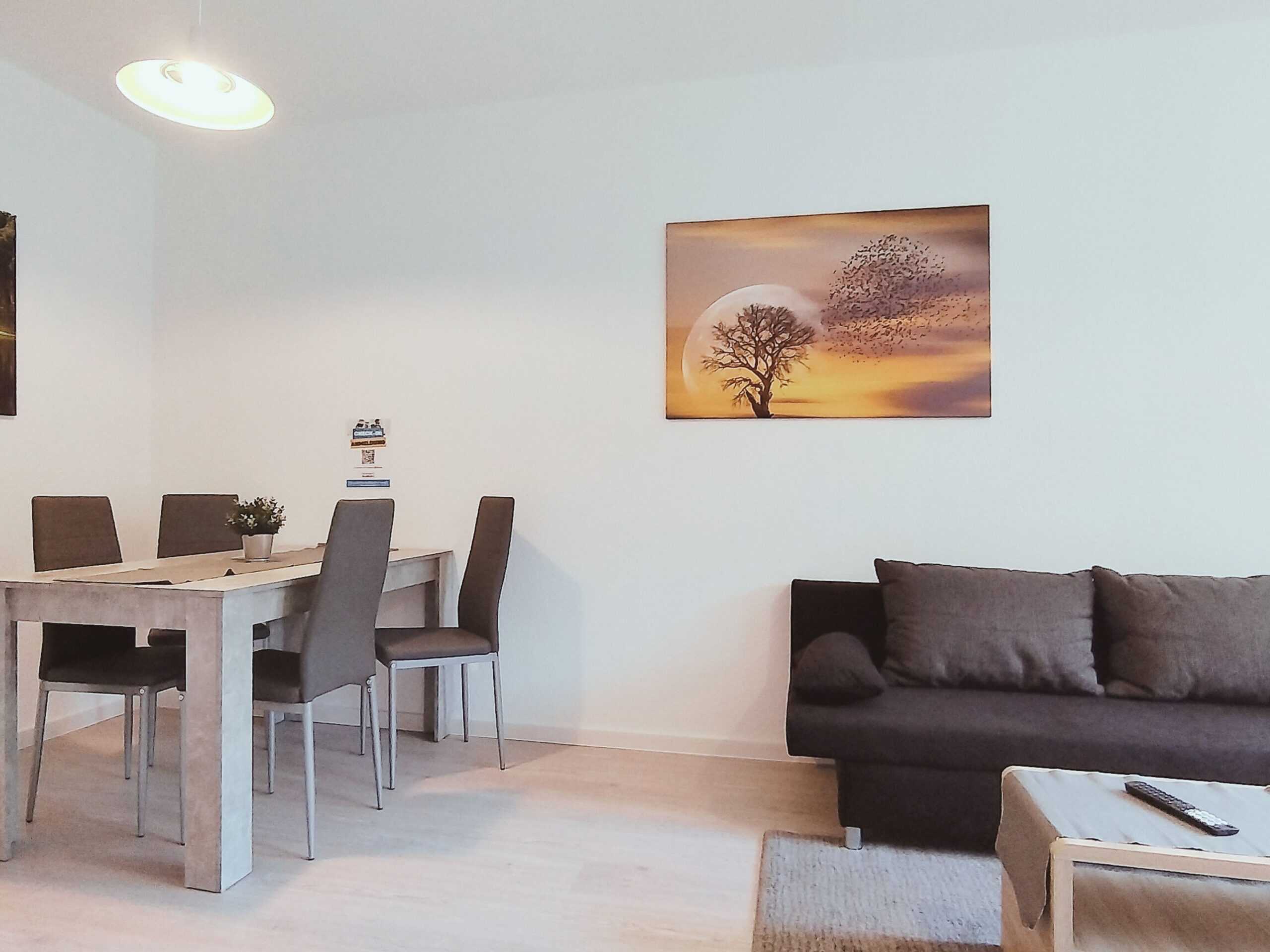 Monteurzimmer Gardelegen Wohnbereich