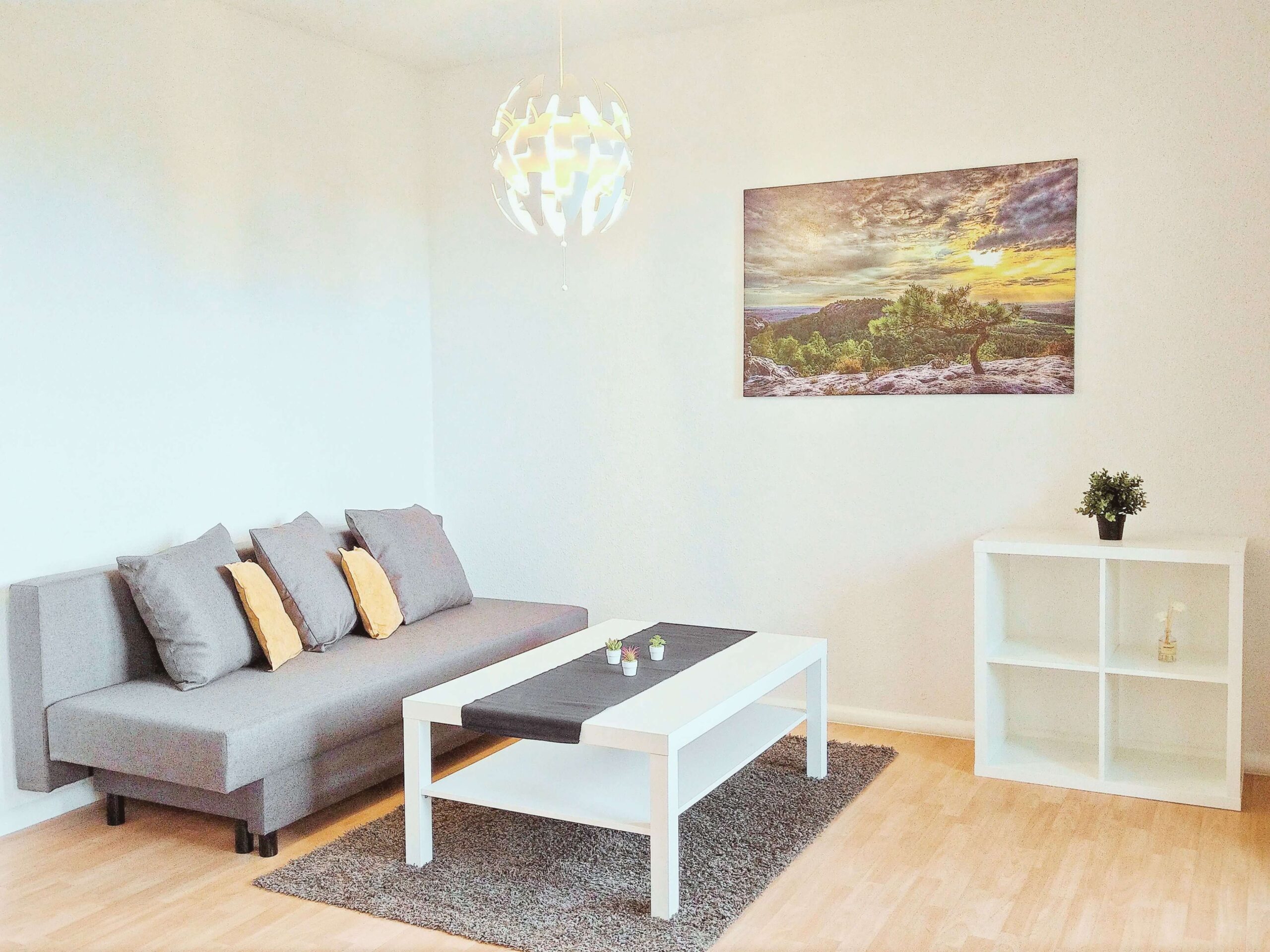 Monteurzimmer Halle (Saale) Wohnbereich