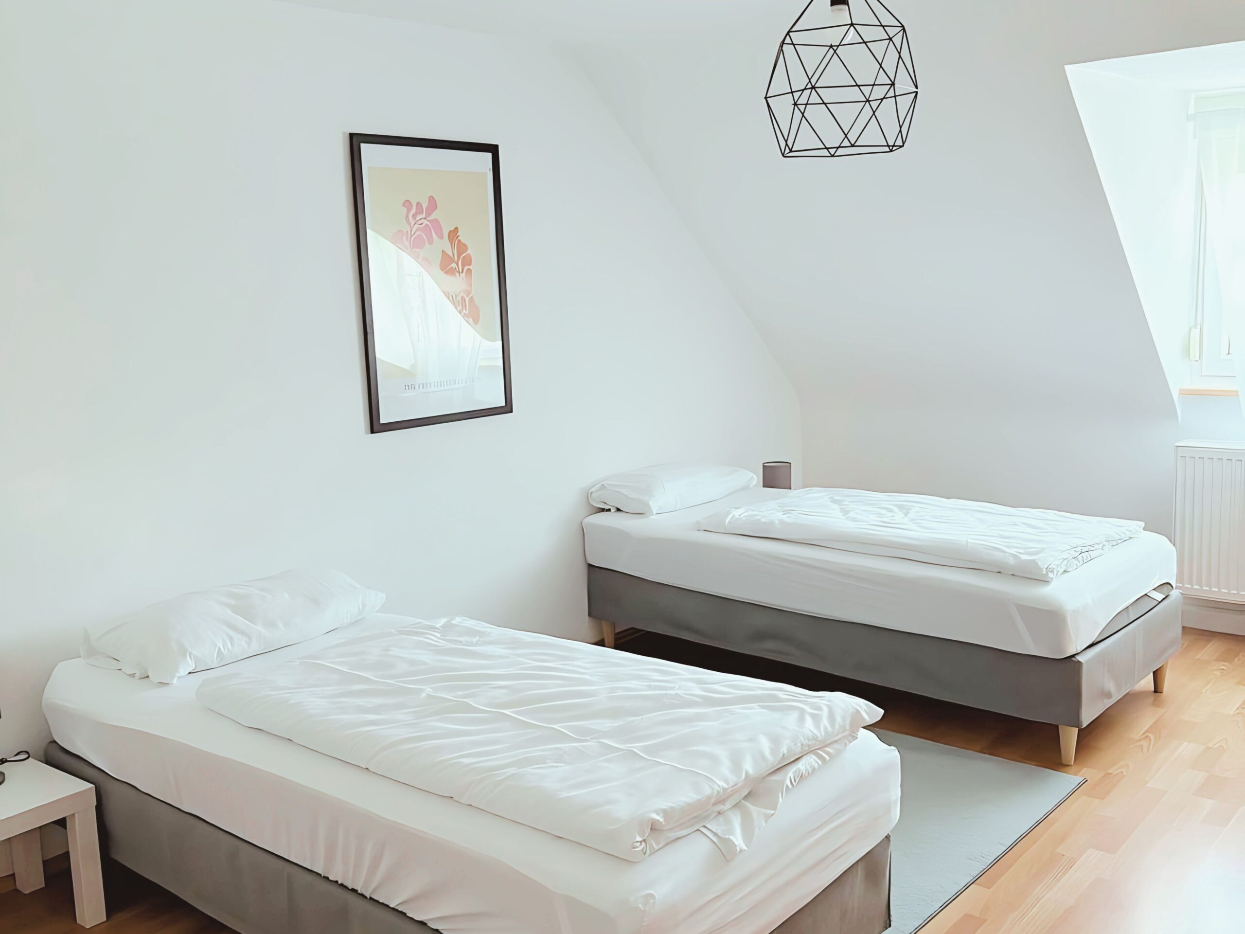 Monteurzimmer Karlsruhe Schlafraum