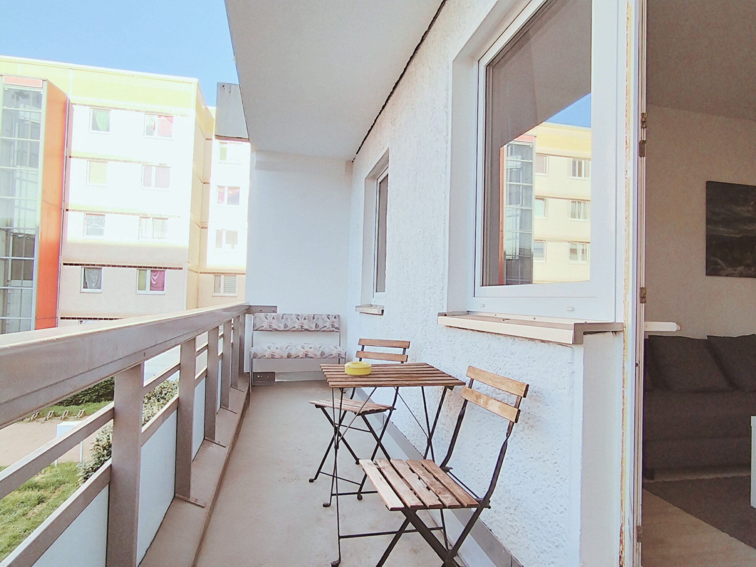 Monteurzimmer Magdeburg Balkon