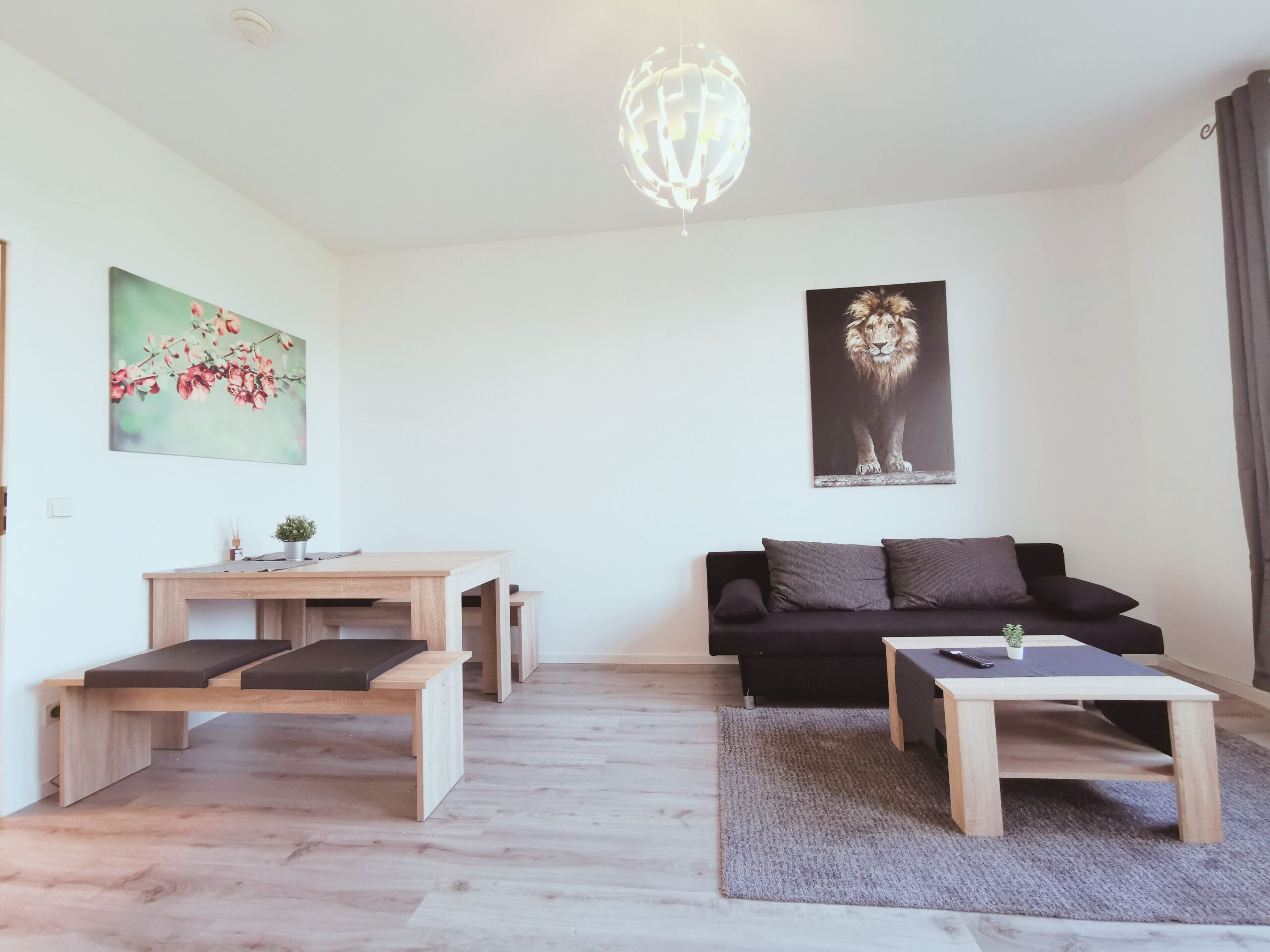 Monteurzimmer Magdeburg Wohnbereich