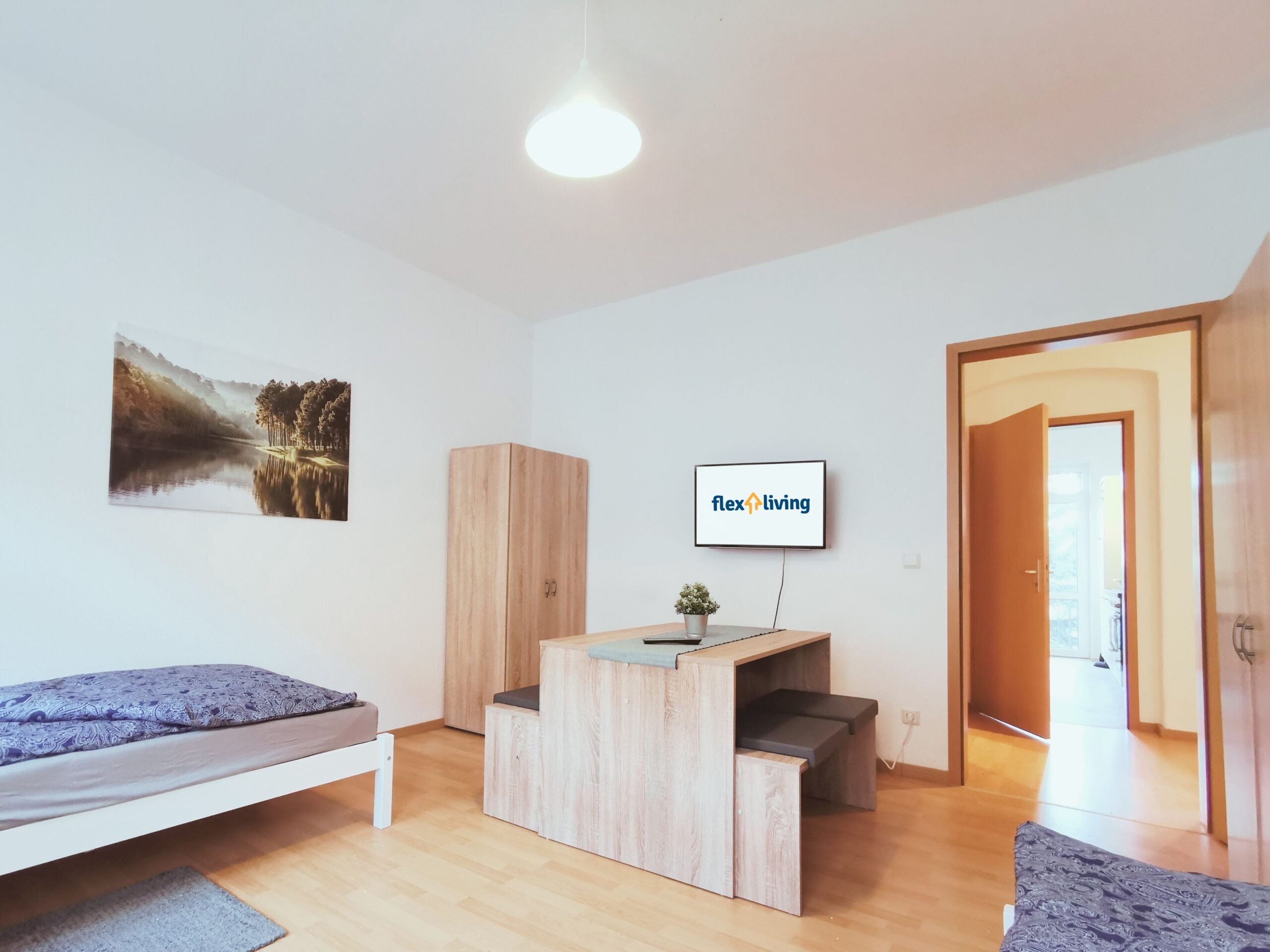 Monteurzimmer Bautzen Schlafraum