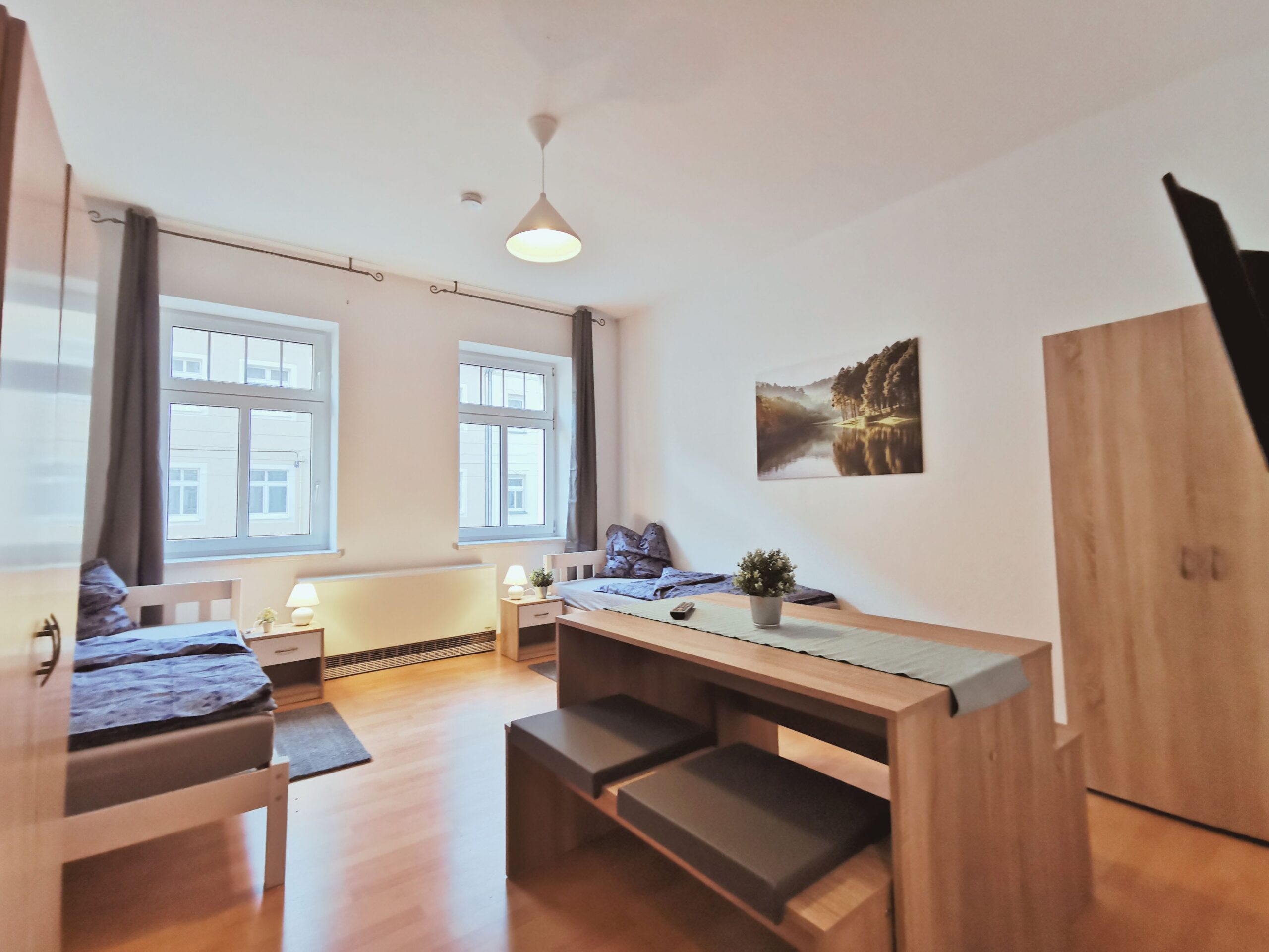 Monteurzimmer Bautzen Schlafraum