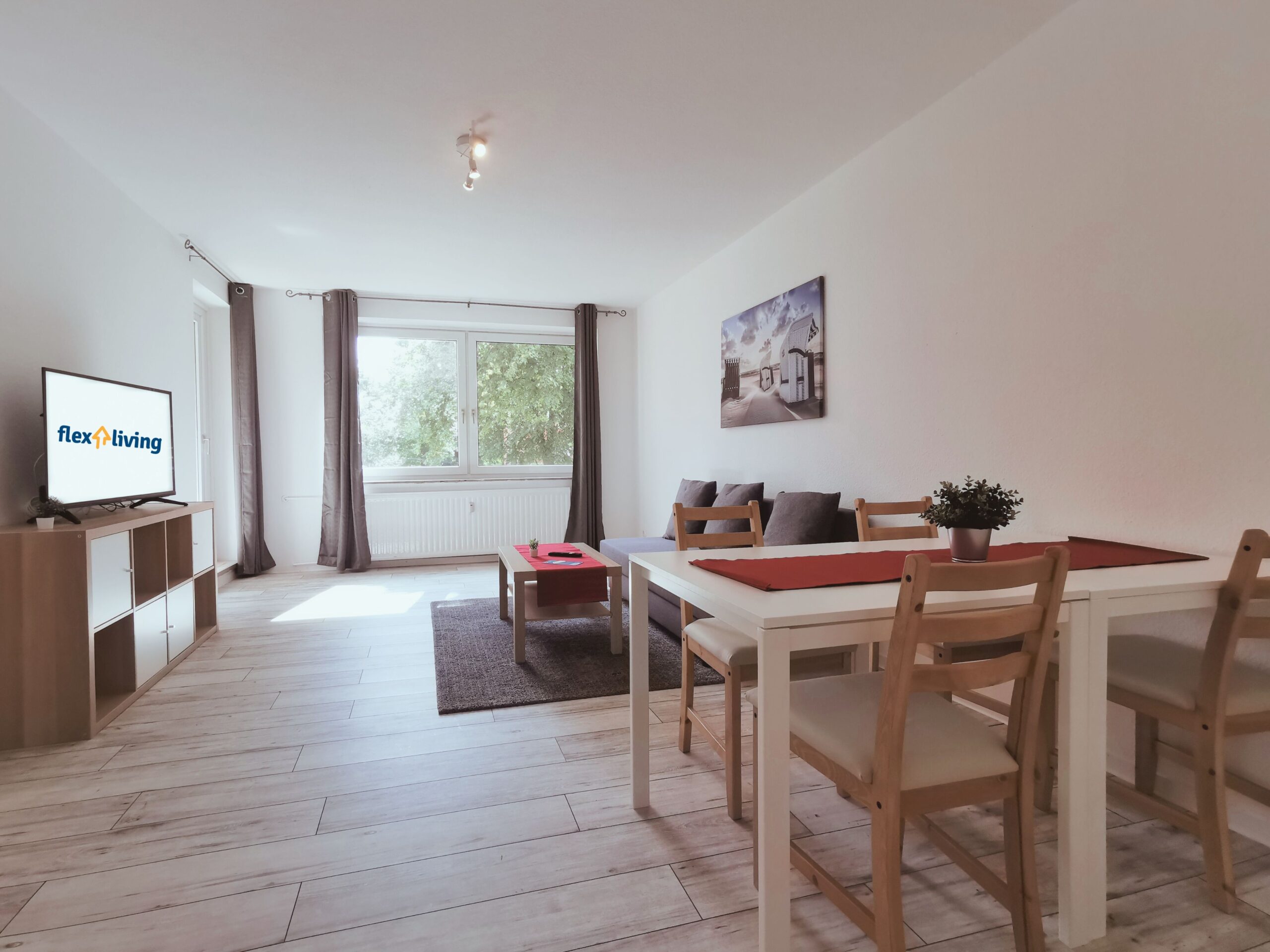 Monteurzimmer Cuxhaven Wohnbereich