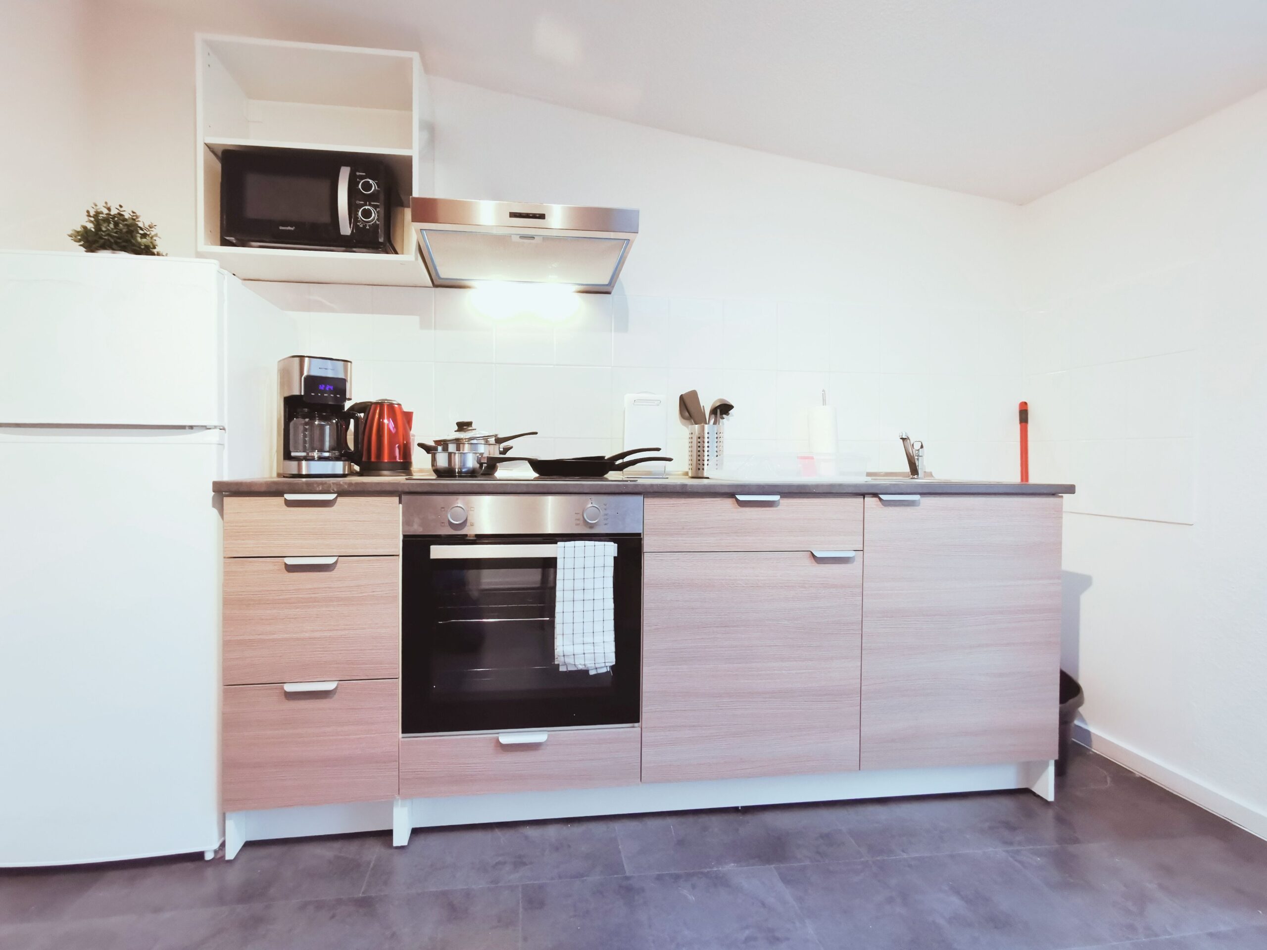 Monteurzimmer Duisburg Küche