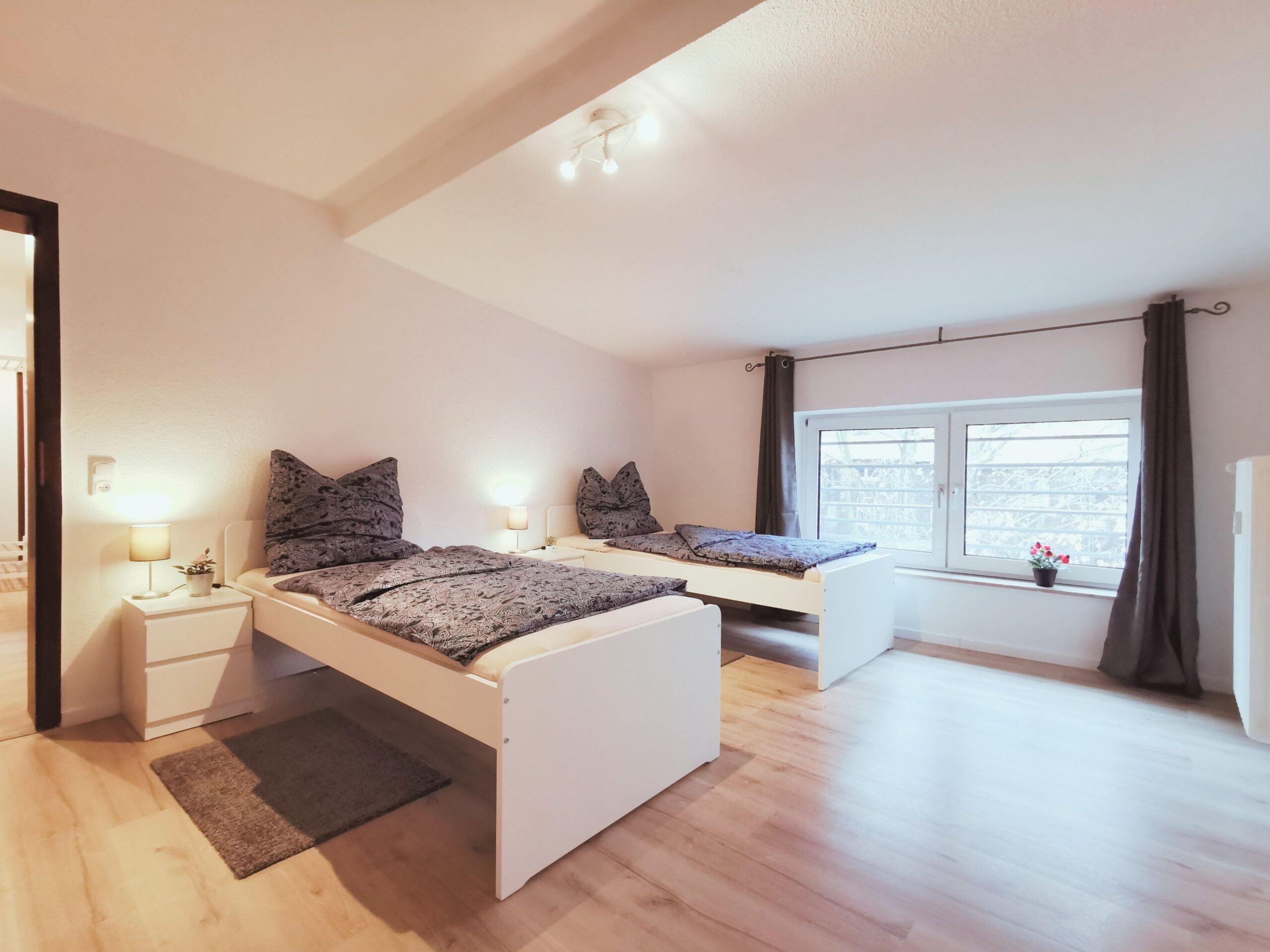 Monteurzimmer Duisburg Schlafraum