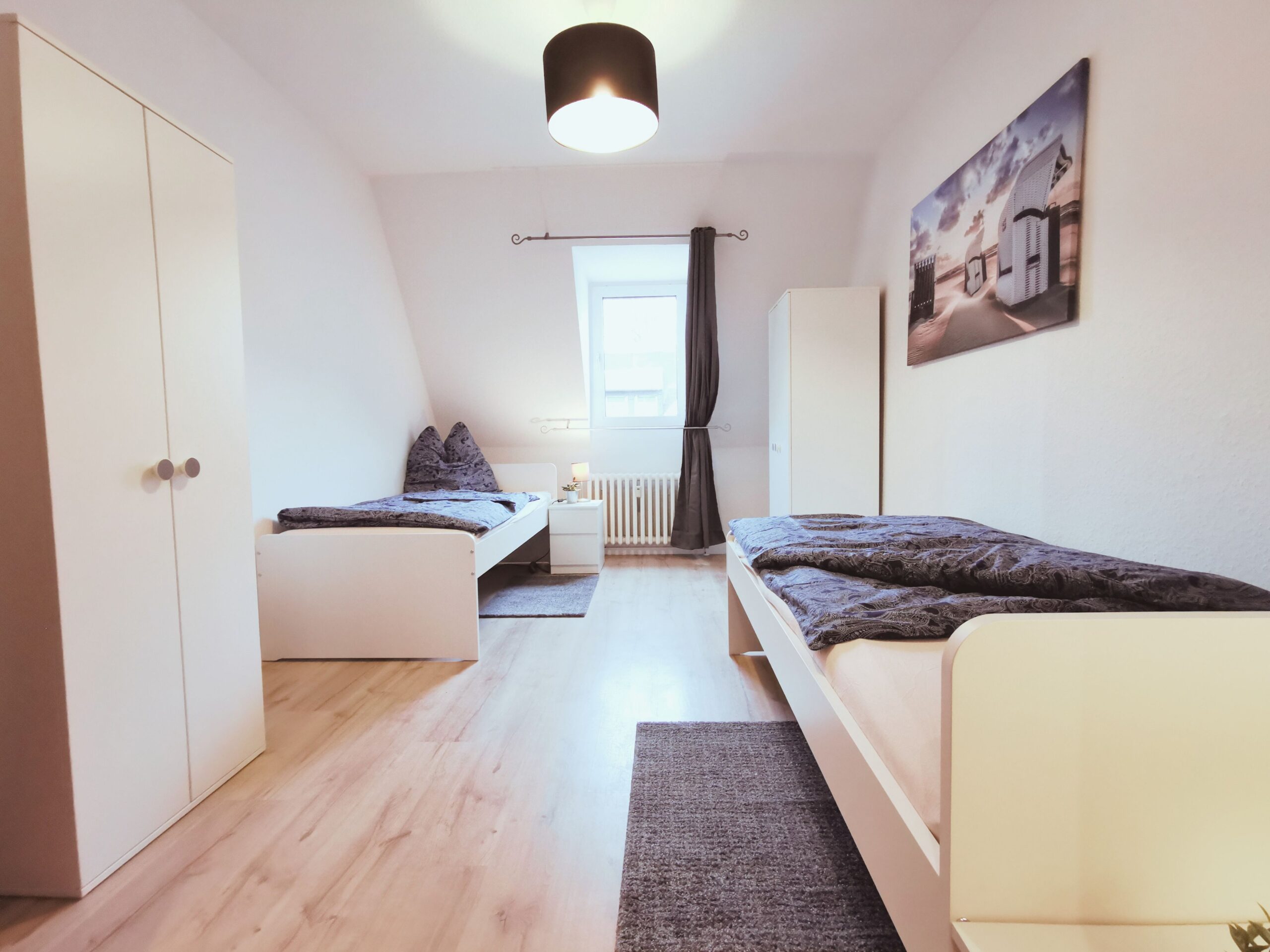 Monteurzimmer Duisburg Schlafraum