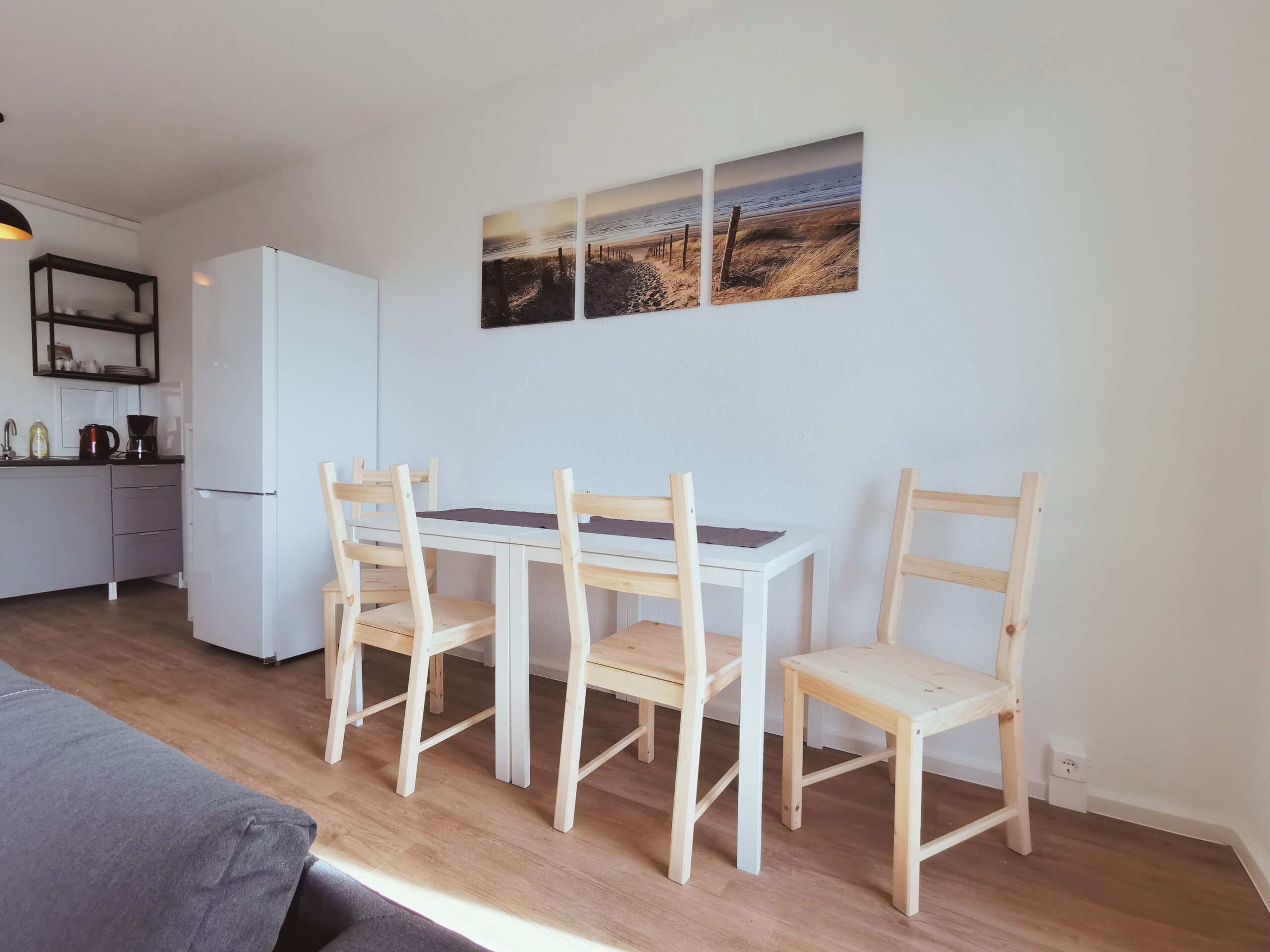 Monteurzimmer Neubrandenburg Essbereich