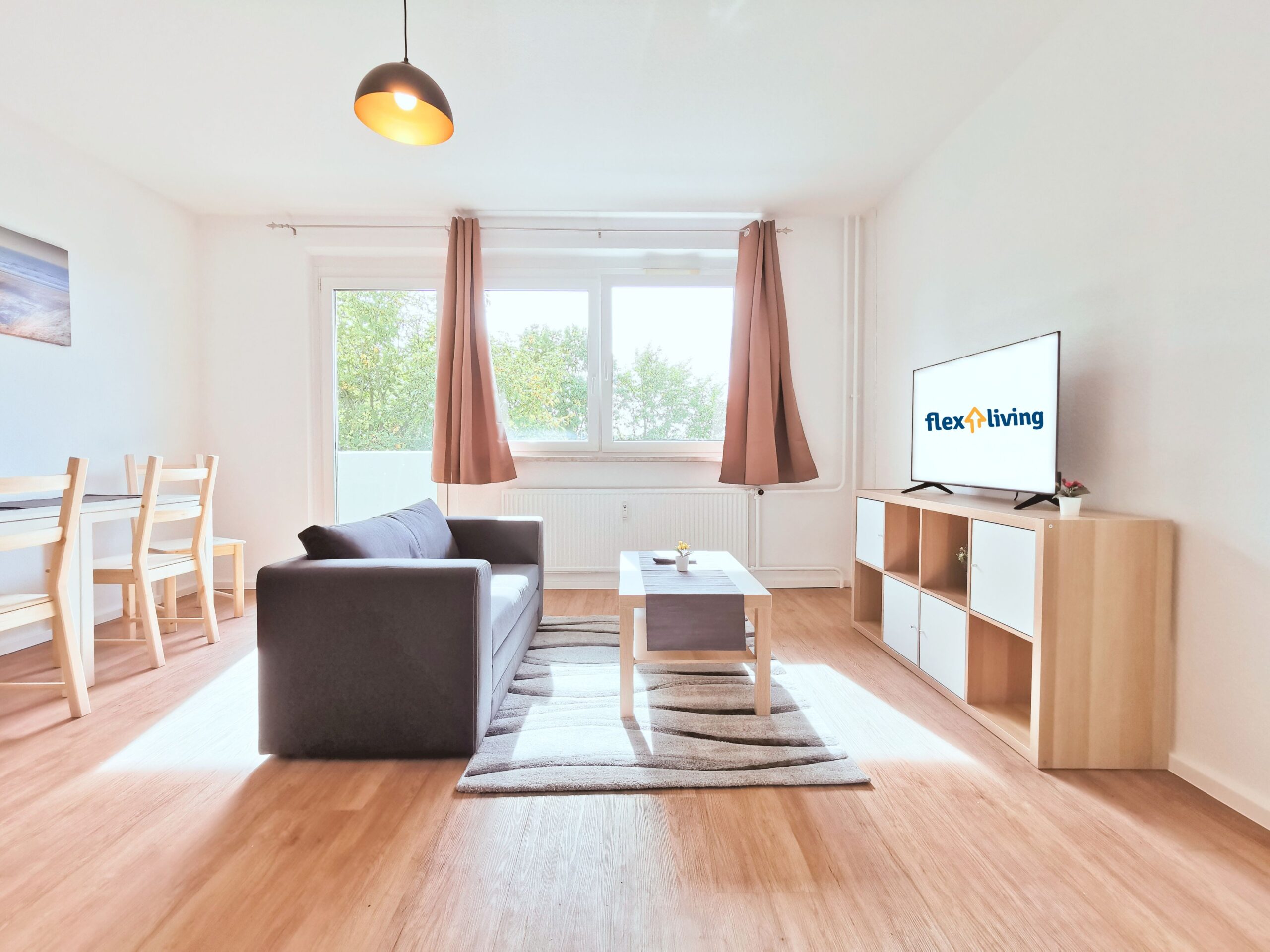 Monteurzimmer Neubrandenburg Wohnbereich