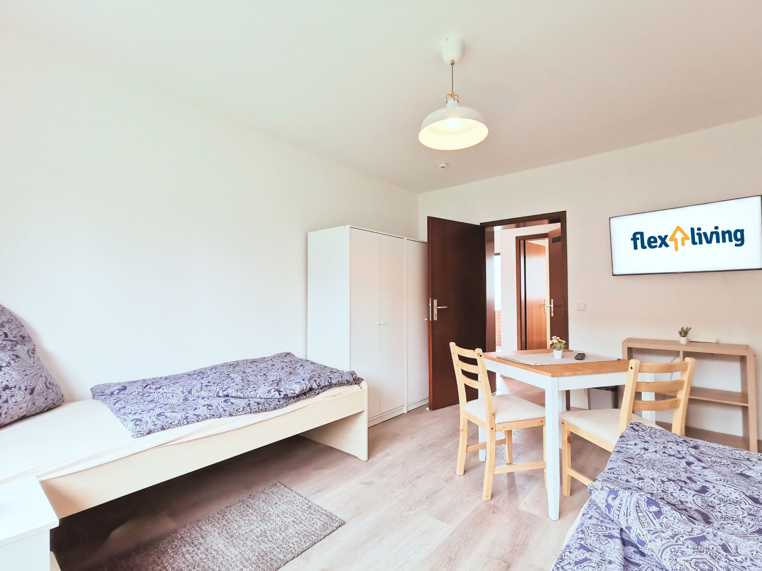 Monteurzimmer Oberhausen Schlafraum