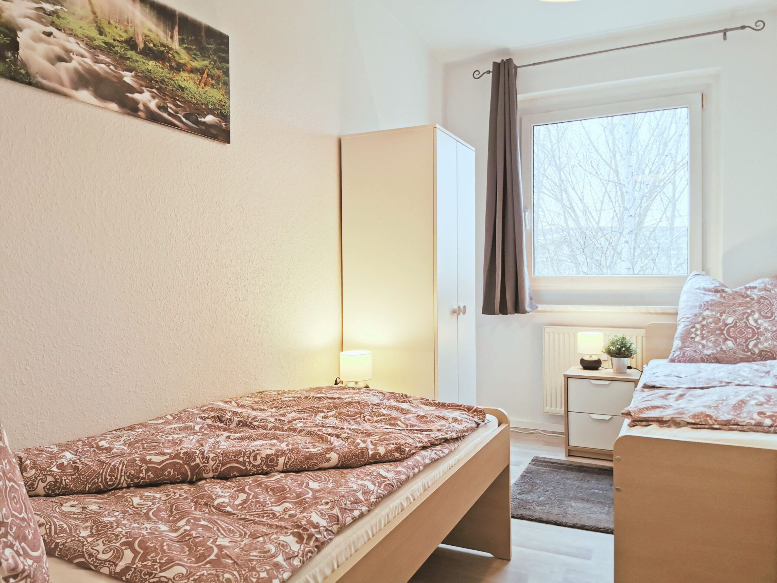 Monteurzimmer Plauen Schlafraum