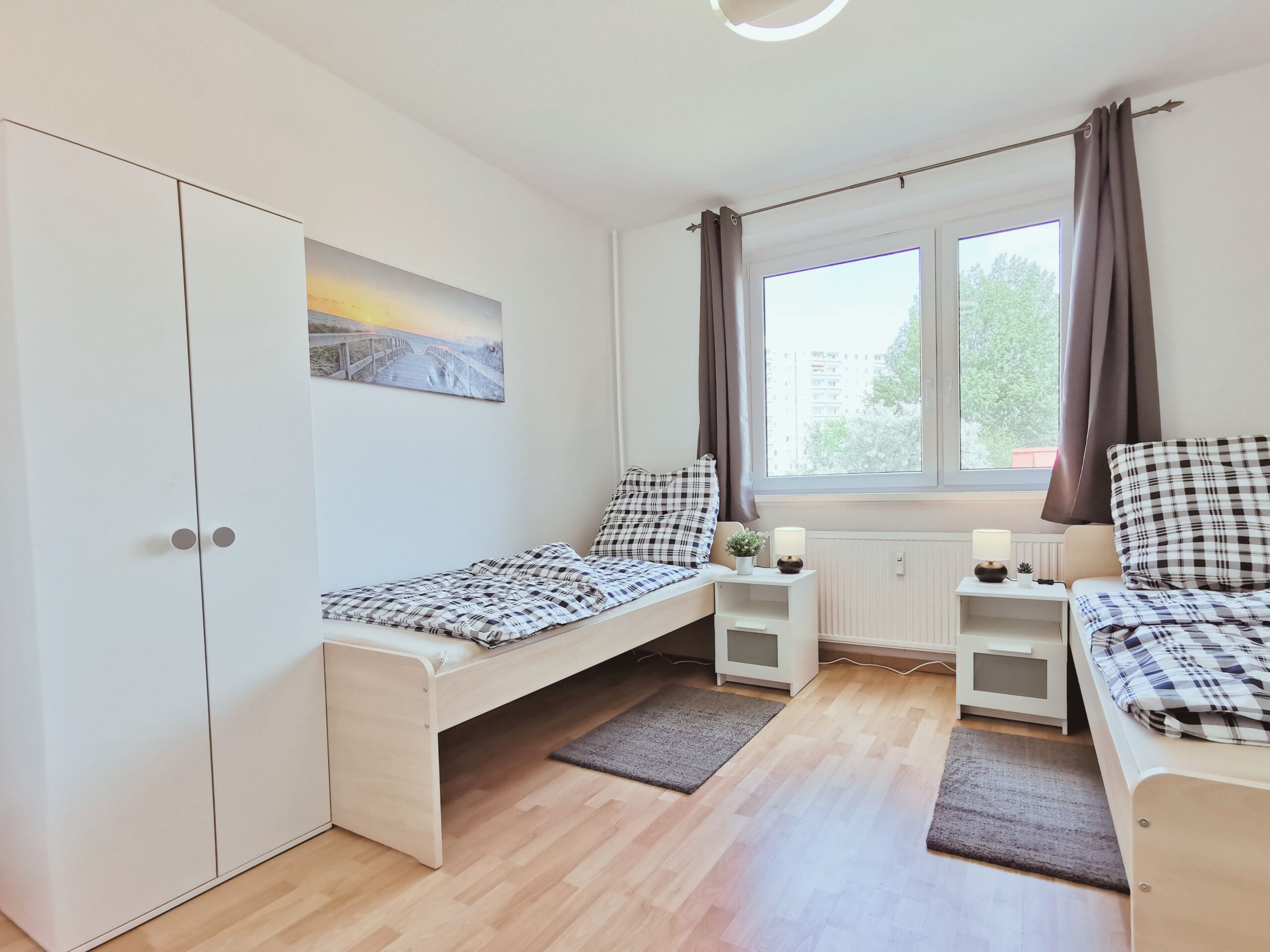 Monteurzimmer Rostock Schlafraum