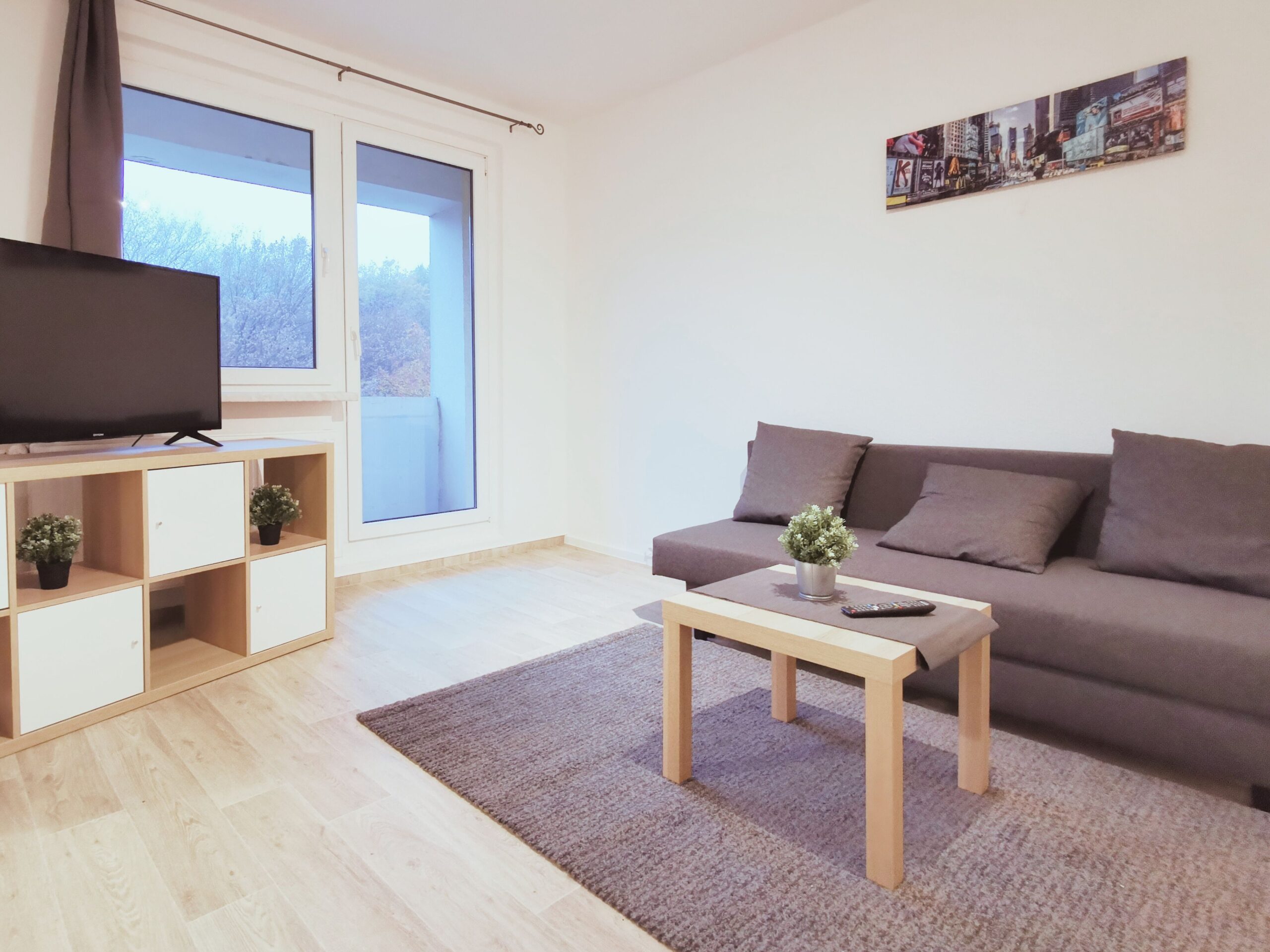 Monteurzimmer Schwerin Wohnbereich